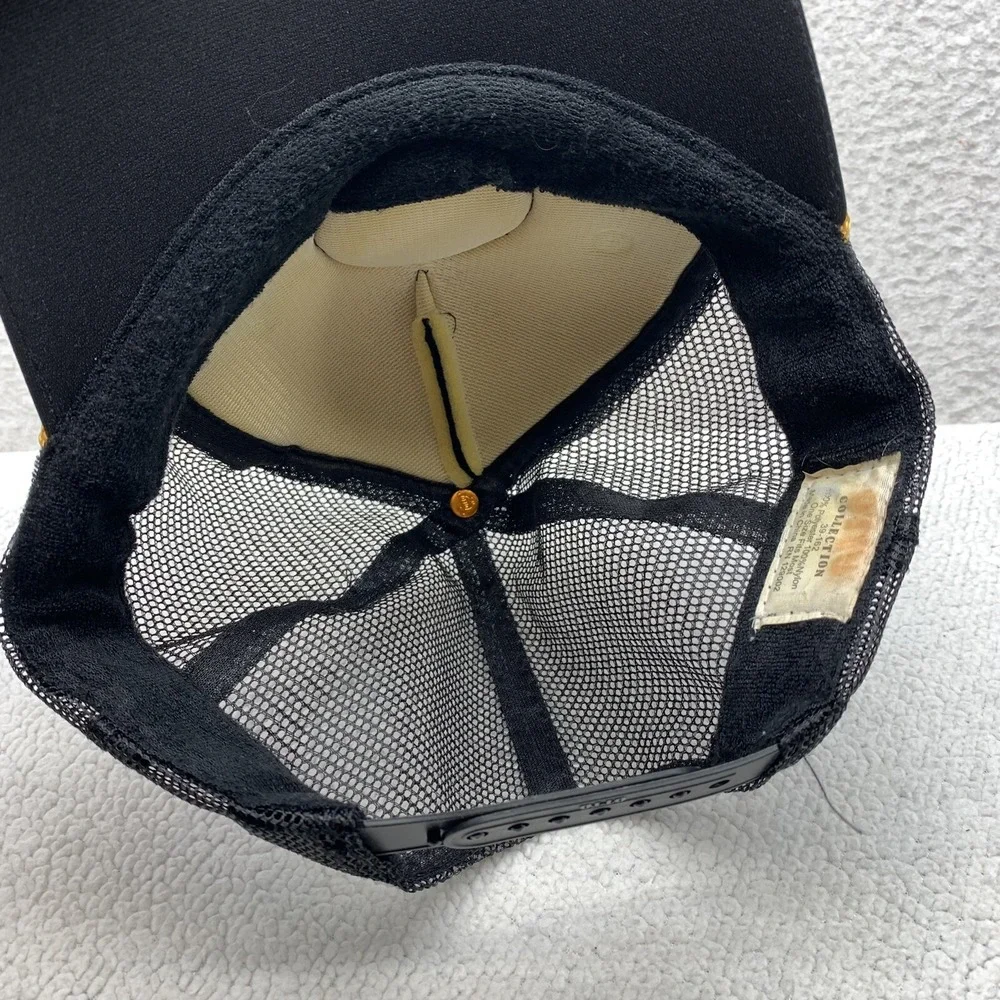 VTG‎ Otto Ford Trucker Hat Mens Snapback Gold Leaf Rope Ram Patch Buttons Pins